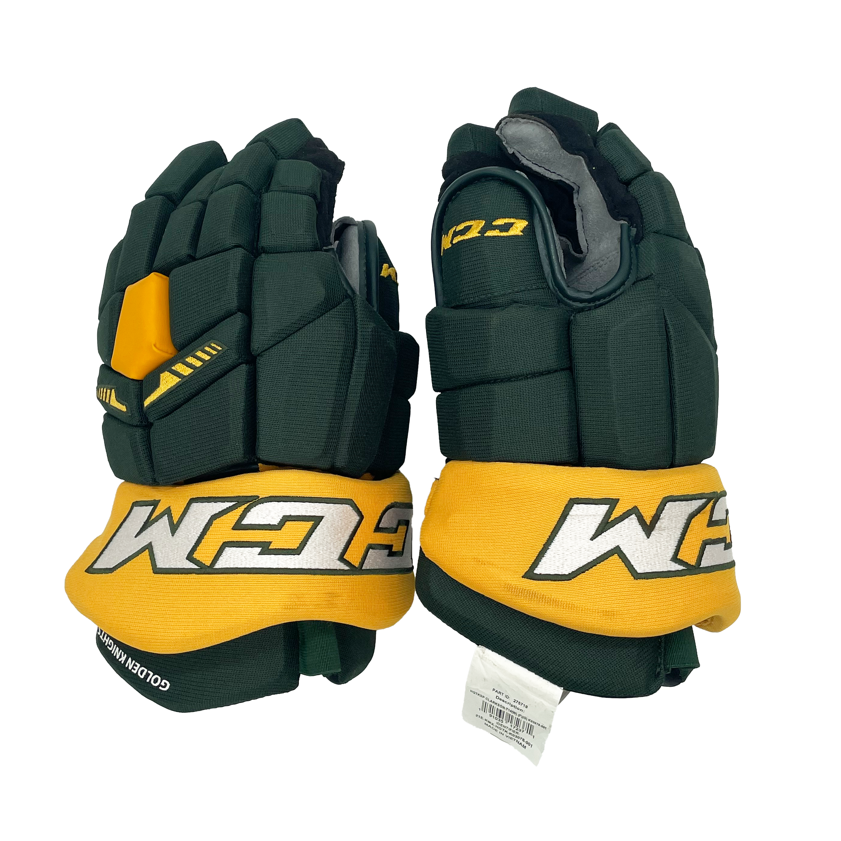 CCM HGTK - Gant NCAA Pro Stock (vert/jaune)